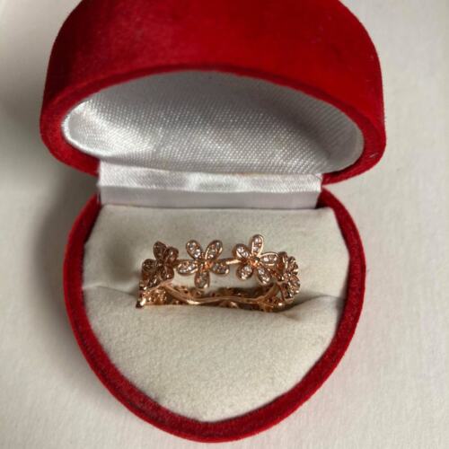 Ring Größe 7 Rotgold Gänseblümchen Blume Krone - Bild 2 von 8