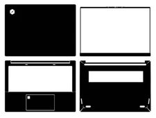 Carbon Vinyl Laptop Sticker Skin Decals Protector for MECHREVO 14-7BB4U 14" 2023