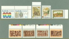 AW36 Australia 1982 MNH 9v Below face