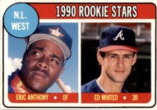 1990 Baseball Card Magazine '69 Topps Style #13 NL West Rookies