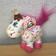 Peek A Boo Peek-A-Boo 7” Sprinkles The Unicorn Plush Rainbow Ice Cream Cone Horn