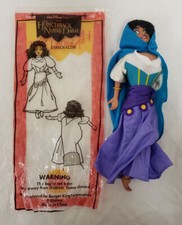 Disney 1996 The Hunchback of Notre Dame Esmeralda Burger King 10" doll w/ bag