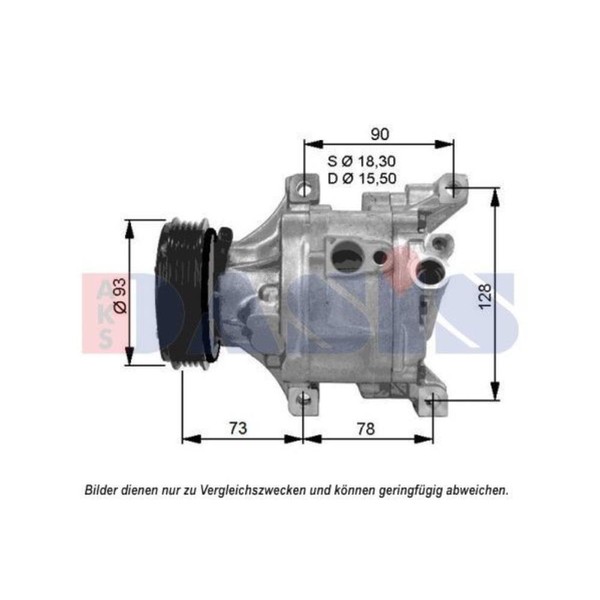 Kompressor Klimaanlage Passend FüR Mazda MX-5 II NB RX-8 SE FE-image