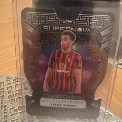 Obsidian Soccer 2023/2024 Tyler Adams /120 Supernova Insert AFC Bournemouth 