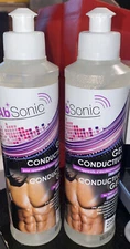 (2) Conductive Gel for Abs Stimulators Muscle Nuface Ultrasonic Slimming Devices