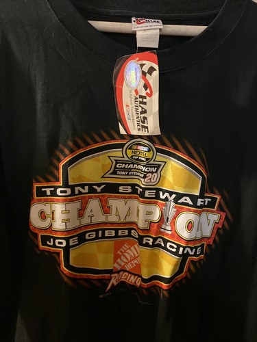 VINTAGE NASCAR TONY STEWART CHASE AUTHENTISCHES HOME DEPOT T-SHIRT GRÖSSE XL 2005 - Bild 2 von 4
