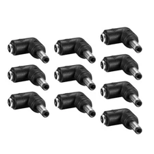 10 Pc 5.5mm x 2.5mm Male to 5.5mm x 2.1mm Female DC Power Connector,Converter