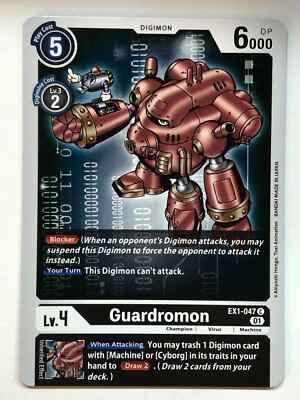 Digimon Classic Collection Guardromon EX1-047 NM/M