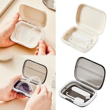 Denture Storage Box Teeth Brace Case Mouth Guard Container Retainer Box Portable