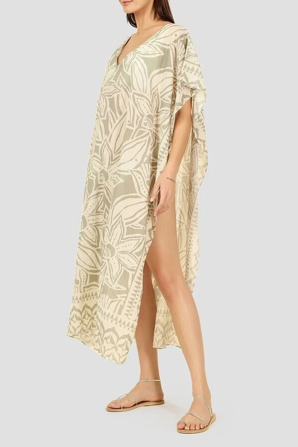 Omika Alma Poncho Cover Up Martina Agave Womens Size OS