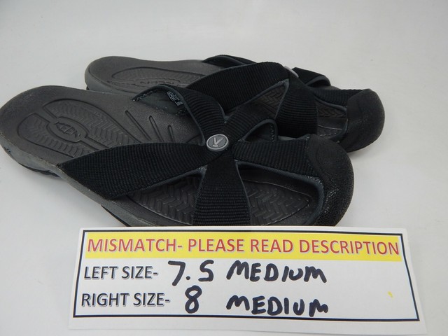 KEEN Womens Bali Slide Sandals Black 1018219 Closed Toe Slip Ons 8 for sale online | eBay