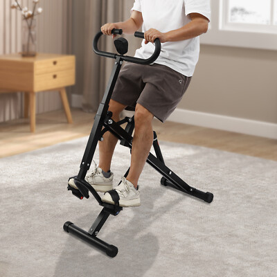Squat Machine for Home Gym Squat Rowing Machine for Glute Trainer LCD Display~