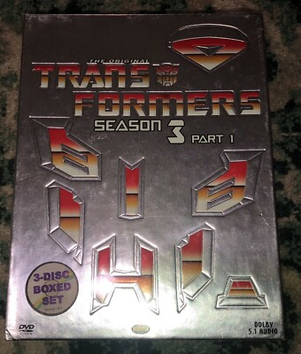 The Original Transformers Season 3 Part 1 NEW 3 DVD PROMO 16 Episodes