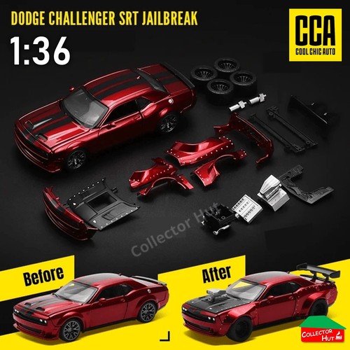 Dodge Challenger SRT Jailbreak Escala 1:36 Oficial Die Cast Modelo Kit CCA - Imagen 9 de 11