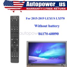 Learning Remote Rear Dvd Entertainment 86170-60090 For 2015-2021 Lexus Lx570
