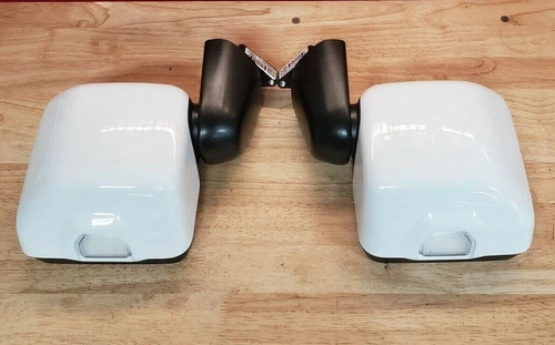 NEW 22-24 Jeep Wrangler / Gladiator WHITE Body Color Mirrors W/LED Turn Signals