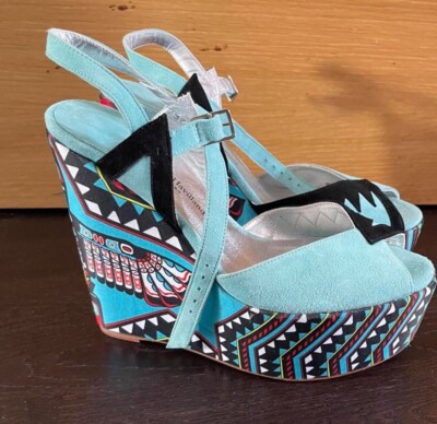 terry de havilland authentic platform open toe heels Shoes Rare