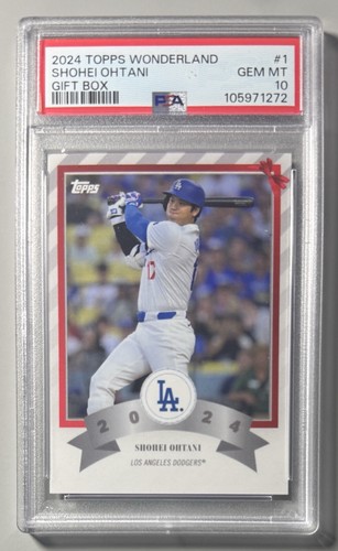 Coffret cadeau Shohei Ohtani 2024 Topps Wonderland PSA 10 variante #1 Dodgers Pop 3