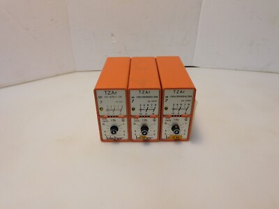 LOT OF 3 BIRCHER TZAr RELAY VDE0435 VDE 0435 1-10S 110V 50/60Hz 3VA 6A 220V