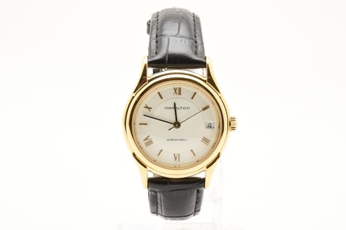 ▶️ Vintage【Exc+5】 Hamilton Automatic 6234 White Dial Gold Men's Watch - Picture 4 of 14
