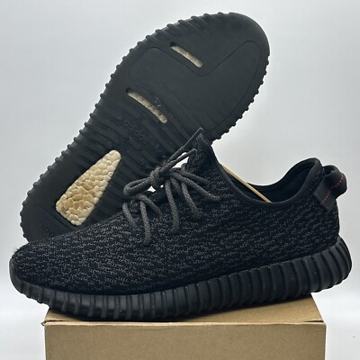 Size 11 - adidas Yeezy Boost 350 V1 Pirate Black 2015 Size 11 - adidas Yeezy Boost 350 V1 Pirate Black 2015