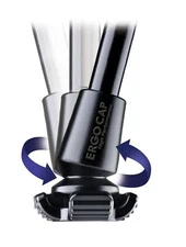 Ergocap® High Performance Crutch Rubber Tip - Rubber Foot Pad for Walking Can...