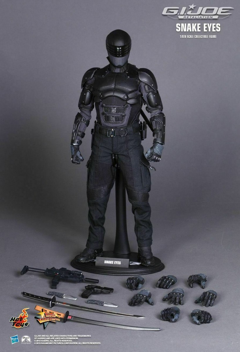 1/6 HOT TOYS MMS192 G.I. JOE RETALIATION SNAKE EYES MASTERPIECE