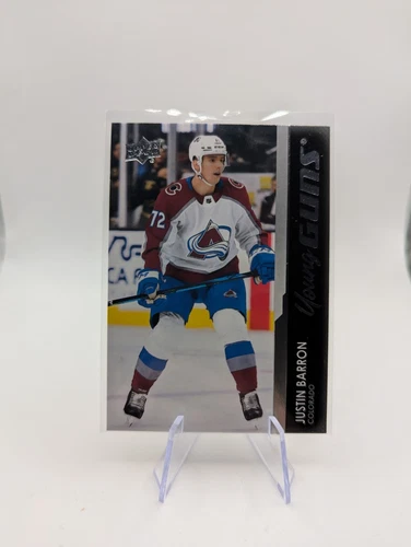 Justin Barron 2021-22 Upper Deck Extended Series Young Guns #744 Avalanche