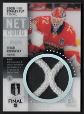 2024-25 SP Game-Used 2025 NHL Stanley Cup Final Net Cord Sergei Bobrovsky 05/25