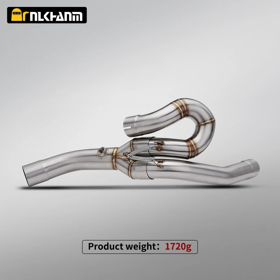 Tubo de escape de enlace medio para motocicleta Aprilia Shiver 750 Shiver 750 GT 2008-2017 Foto 3 de 4