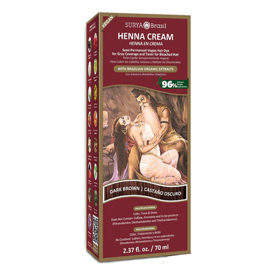 Henna Dark Brown Cream - 2.37 Ounce