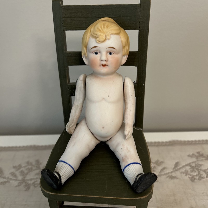 Antique Bisque Cabinet Doll