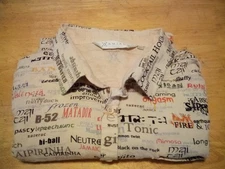 Amiani Men’s Casual Button-Down Shirt (XXL) Happy Hour Cocktail  Beverages