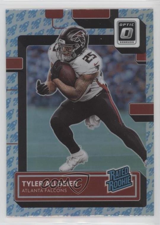 2022 Panini Donruss Optic Rated Rookie Rocket Prizm Tyler Allgeier #278 0us8