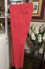 Vintage Men's Handsome Original Penguin MunsingWear Cherry Red Golf Pants 34x32