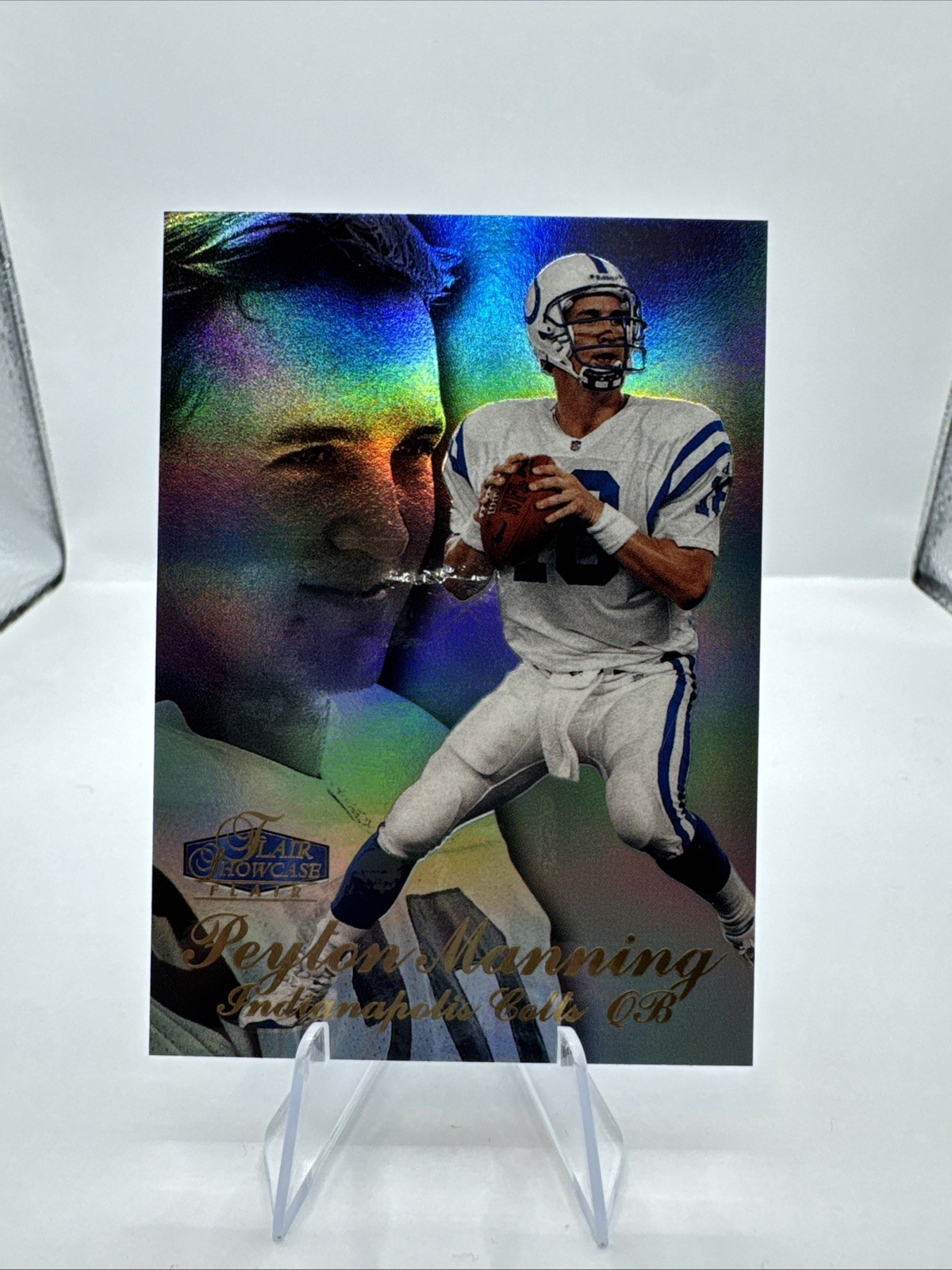 Peyton Manning Rookie 1998 Flair Showcase - Row 3 RC Colts Vols HOF 🔥🔥