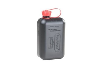 FuelFriend BIG 2,0l HD-PE schwarz mit roter Verschraubung, Kraftstoffkansiter