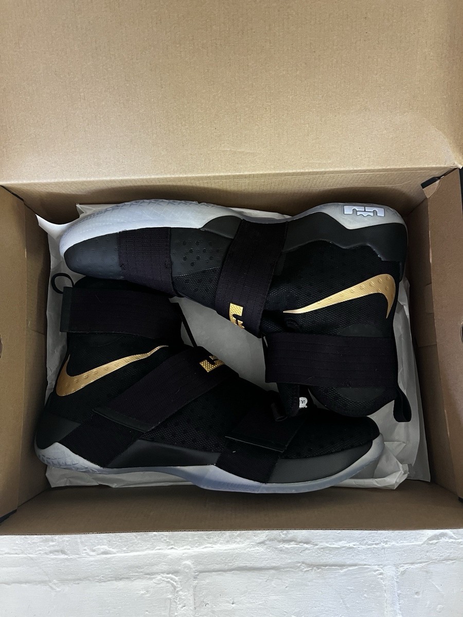 Size 15 Nike LeBron Zoom Soldier 10 Black 2016 for sale online