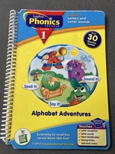 LeapFrog Leap Pad Phonics Book Lesson 1 Alphabet Adventure Reading No Cartridge