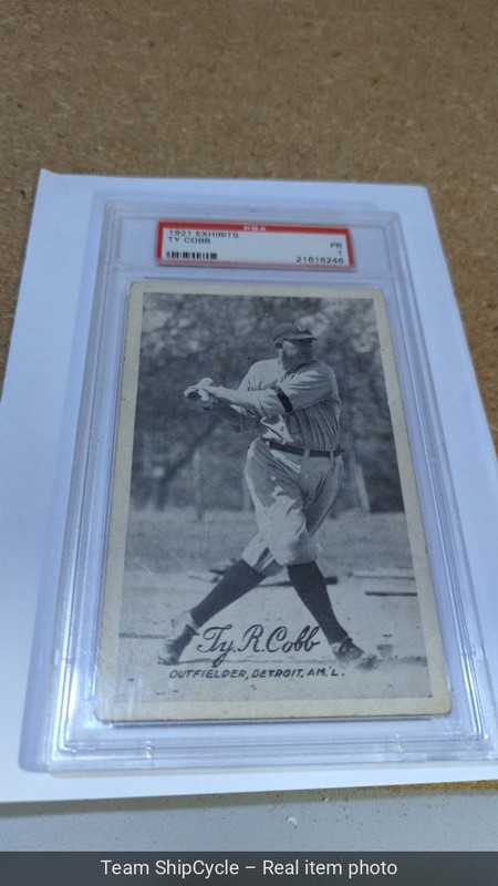 1921 Exhibits Ty Cobb PSA 1 Poor Under graded G2U