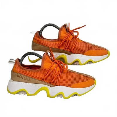 Sorel Kinetic Impact II Wonder orange-weiße Damen-Sneaker Größe UK 7,5