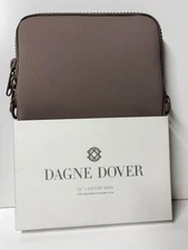 Dagne Dover NEW 12" Laptop Bag Adjustable Shoulder Strap Dune Neoprene iPad