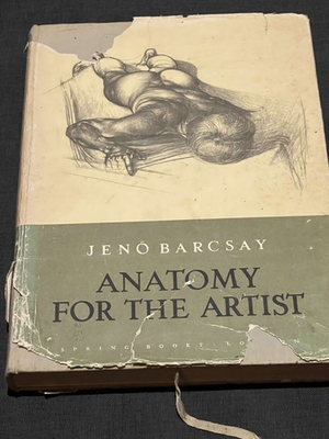#ad Anatomy for the Artist by Jenö Barcsay 7th Impression 1968 Hardcover GBP 15.00