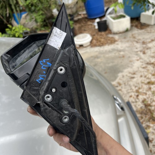 16-19 MERCEDES CLA250 Door Mirror Left driver 2 plugs 16 wires blind spot Black - Picture 13 of 14