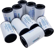 10 Pack AA to C Size Battery Spacer Converter Case, Sackorange C, Black 