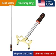 Retractable Pool Bridge Billiards Cue Stick Bridge - with Removable Brass Bridge