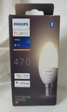 Philips Hue White Smart Light Bulb Candle 470 Lumen [E14 Small Edison Screw]