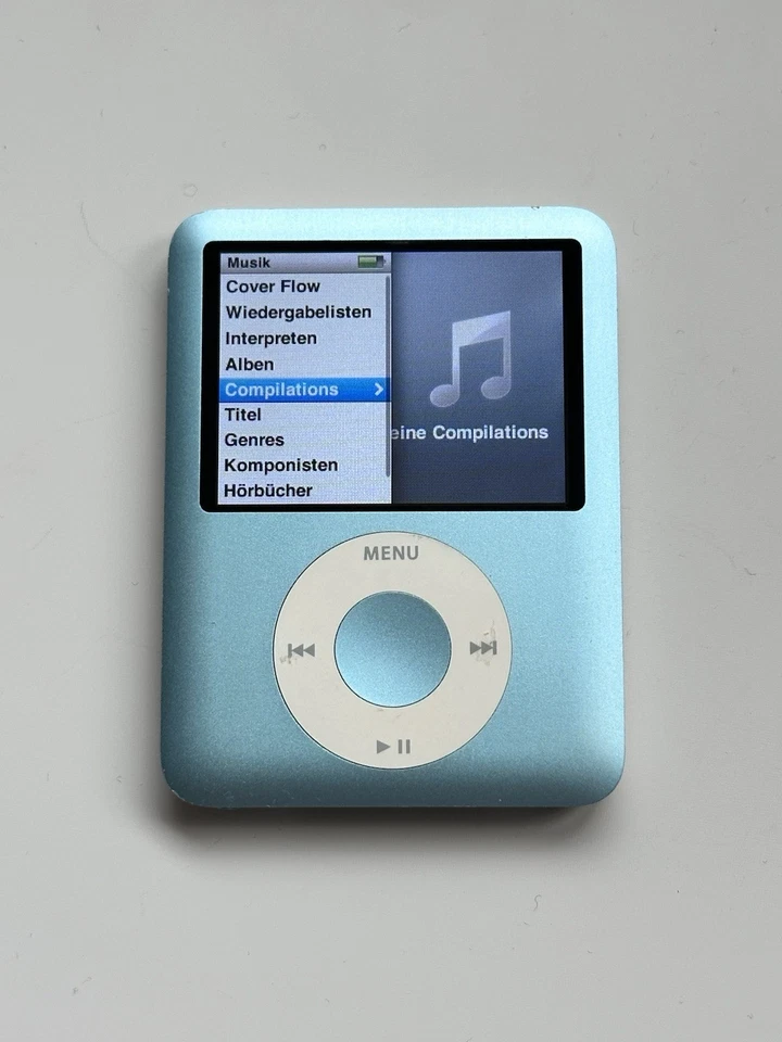 Apple iPod nano 3. Generation 8 GB (MB249) Blau Guter Zustand - Bild 2 von 4