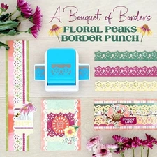 Creative Memories Floral Peaks Decorative Border Punch