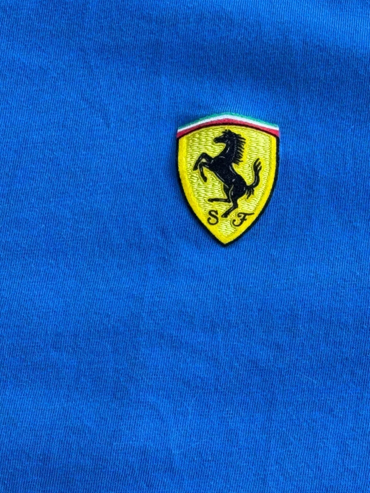 Camiseta Kimi Raikkonen Ferrari F1 Drivers - Azul Hombre Talla XL Oficial Carreras Foto 3 de 4